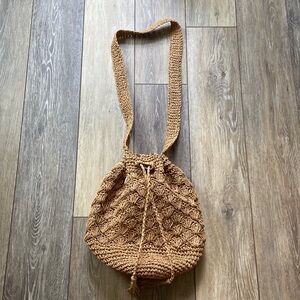 Straw crossbody bag